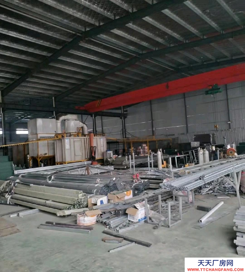 (出租) 標準化廠房，水電齊全，有10噸行車，辦公室、廚房等齊全