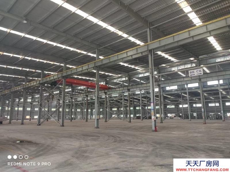 (出租) 標準重工業廠房，層高12米，帶25噸行車，開間大