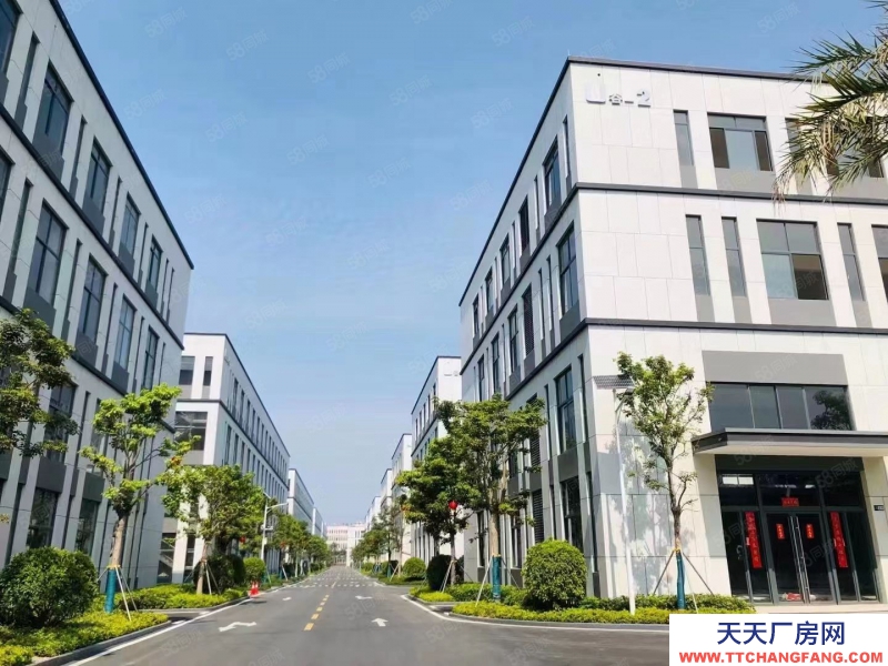 (出售) 廣州白云小獨棟廠房 年底交付準現房 花園式園區 800方起售