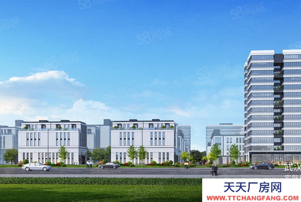 武漢江漢(出售) (精選)經開沌口地鐵高架口 獨棟廠房寫字樓 配套齊全