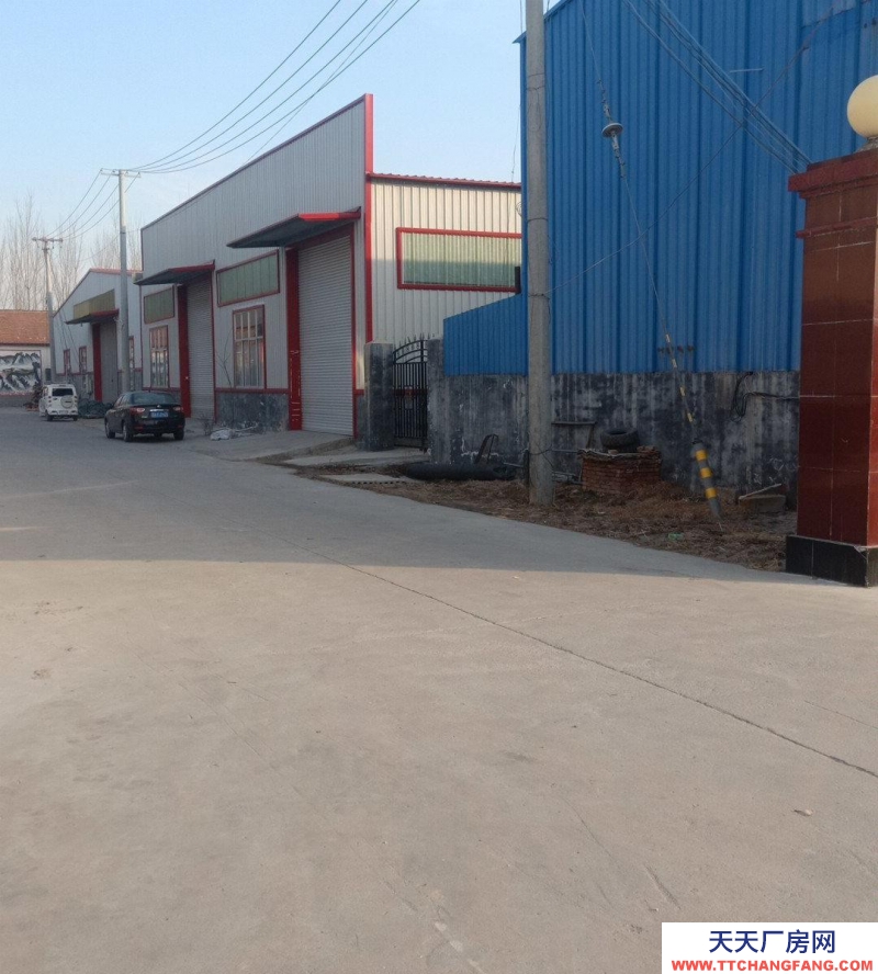 濟南商河嶄新鋼結構廠房，屬工業用地。