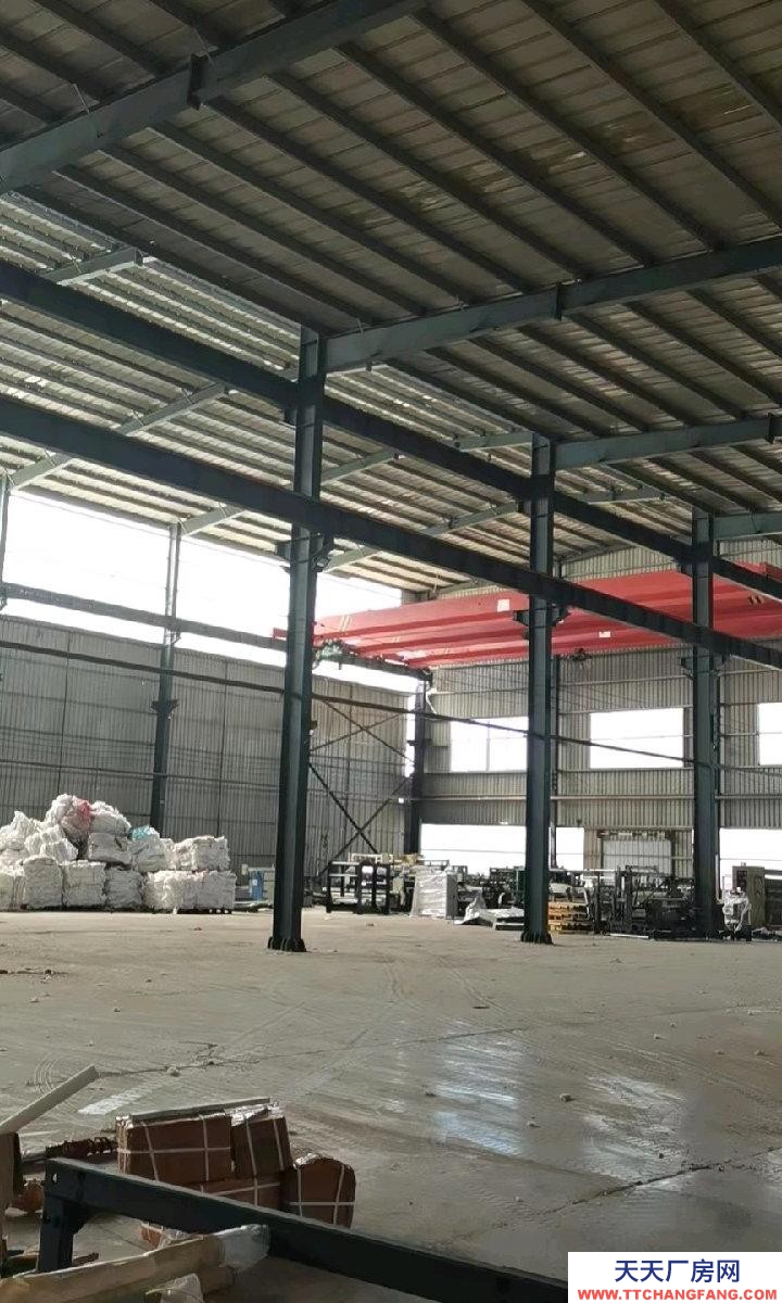 石家莊 趙縣 閑置鋼構廠房，高度12米，帶天車