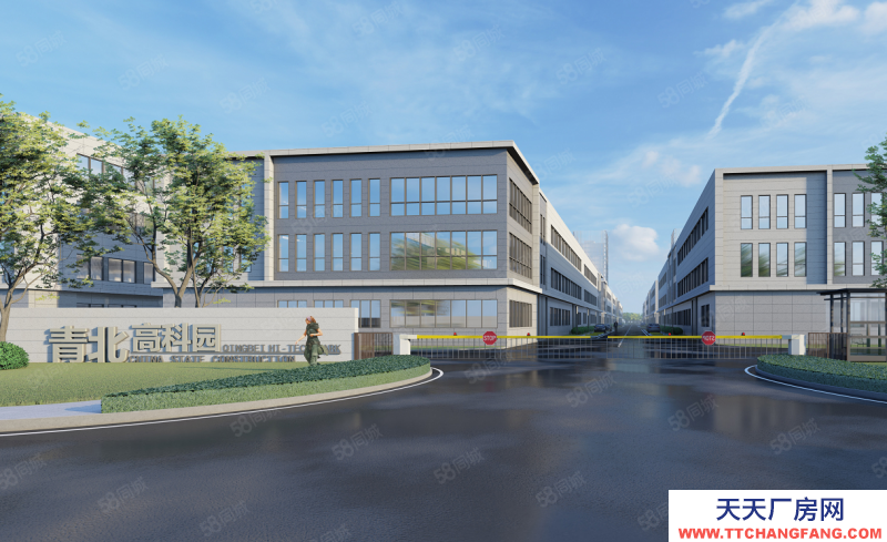 青島市北萊西青北高科園廠房，2900元，8.1層高，有證，低首付