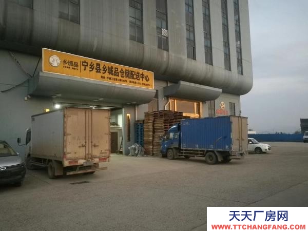 長沙市寧鄉區  帶租出售(房東)，層5米高，第二層3.5米高，專用貨梯。