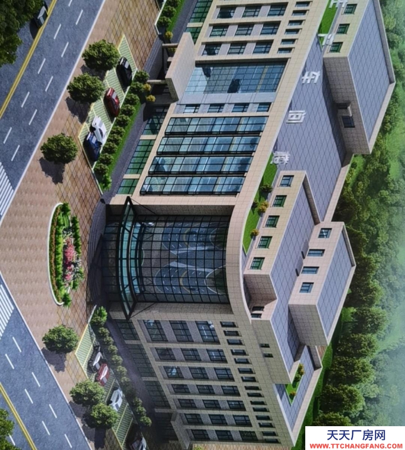 保定 清苑 5層局部六層樓10800平方米，兩面臨街，可做商務樓