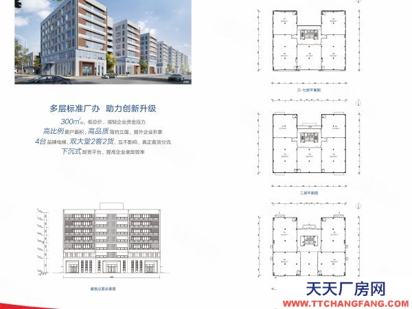 長沙市長沙區自貿創新中心，獨棟分層廠房火熱出售，價格位置片區