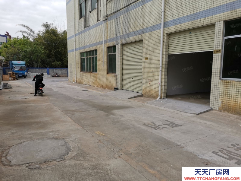 (出租) 深圳龍崗空地大!坂田上雪科技園倉庫出租一樓樓上255平369平505