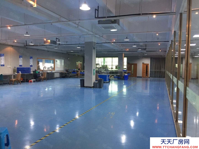 (出租) 東莞長安剛空出1100平方廠房出租,樓上現(xiàn)成精裝修水電齊全,通風采光