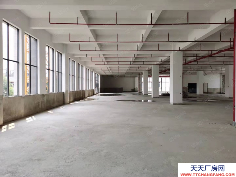 (出租) 東莞雁田廠房出租辦環(huán)評(píng),1300平二樓全新廠房分租帶全新地坪漆