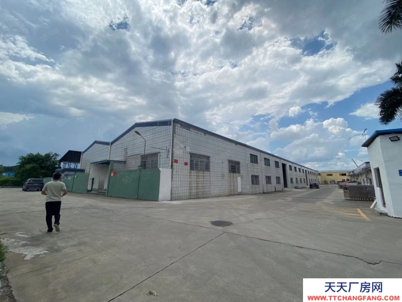 (出租) 東莞廠房招租常平鎮新出單一層1800平方廠房出租超大空地可分租。