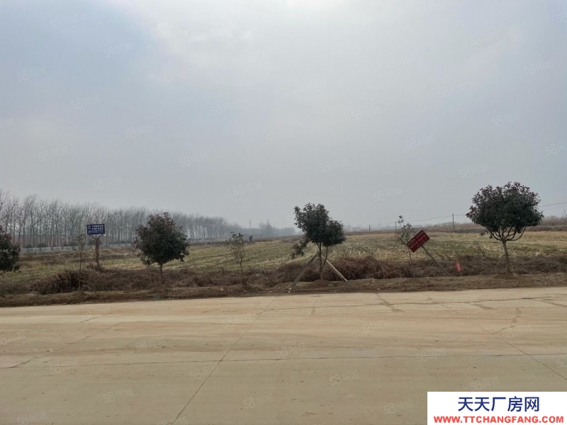 (出售) 蚌埠淮上沫河口工業園 285畝土地 50000平方廠房 主路邊上