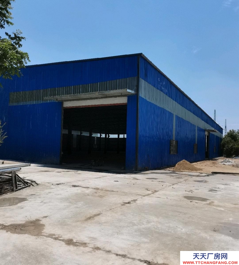 (出租)阜陽潁東 25畝地獨院5000㎡鋼結構廠房疫情生意難做便宜出租