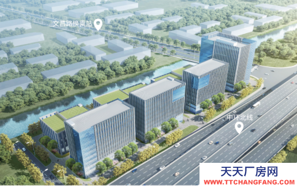 蘇州市相城區高新區 中環北線旁 雙地鐵口 一二樓廠房出售