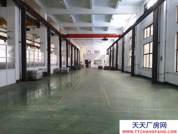 蘇州市 吳中郭巷單層火車頭帶行車廠房3080平出租原房東出租