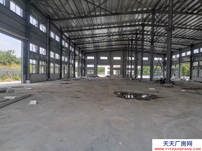(出租) 佛山禪城張槎工業(yè)區(qū)單層鋼構(gòu)廠房倉庫出租1000平起分空地大有紅本