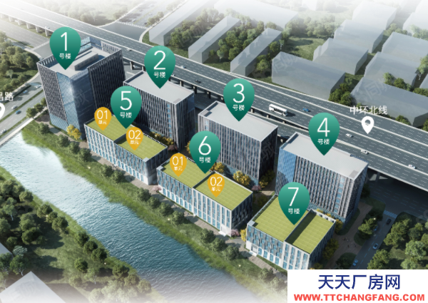 蘇州市虎丘區 中環北線旁 雙地鐵口 一二樓廠房出售