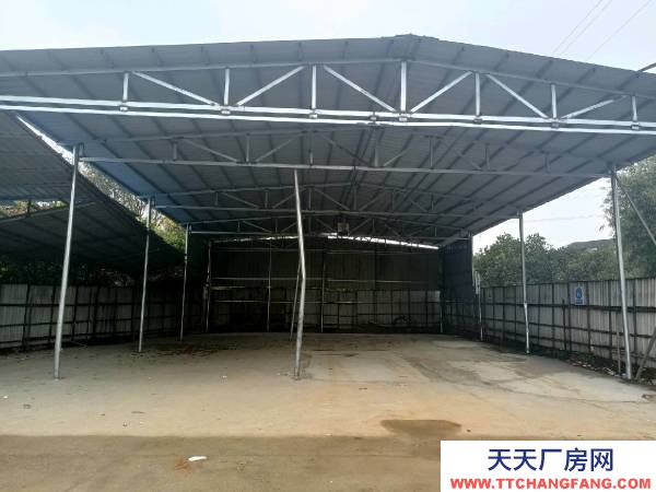 益陽市沅江市 鋼結構鋼構棚，14米寬，5米高。