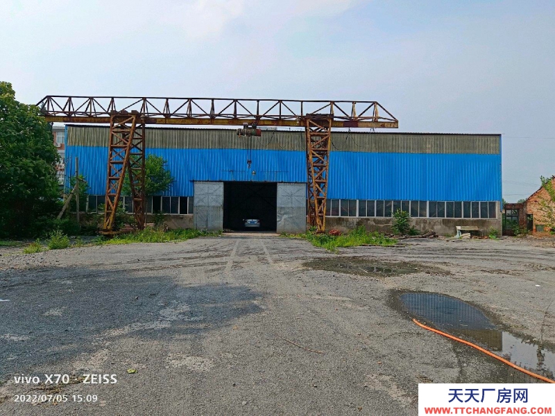 唐山 豐南 此廠房坐落省道旁，交通便利，還有門市三間，還有天車兩部。