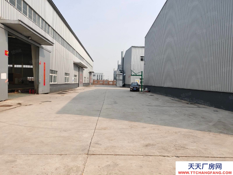 (出租)天津塘沽 獨棟單層廠房，丙2消防，能進大車，適合生產倉儲行業，食宿全