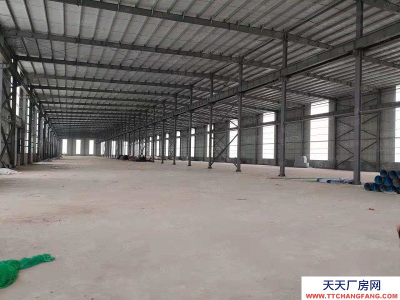 (出租) 天津津南廠房挑高13米配有天車，辦公食宿配套齊全，適合金屬鋼構等行業