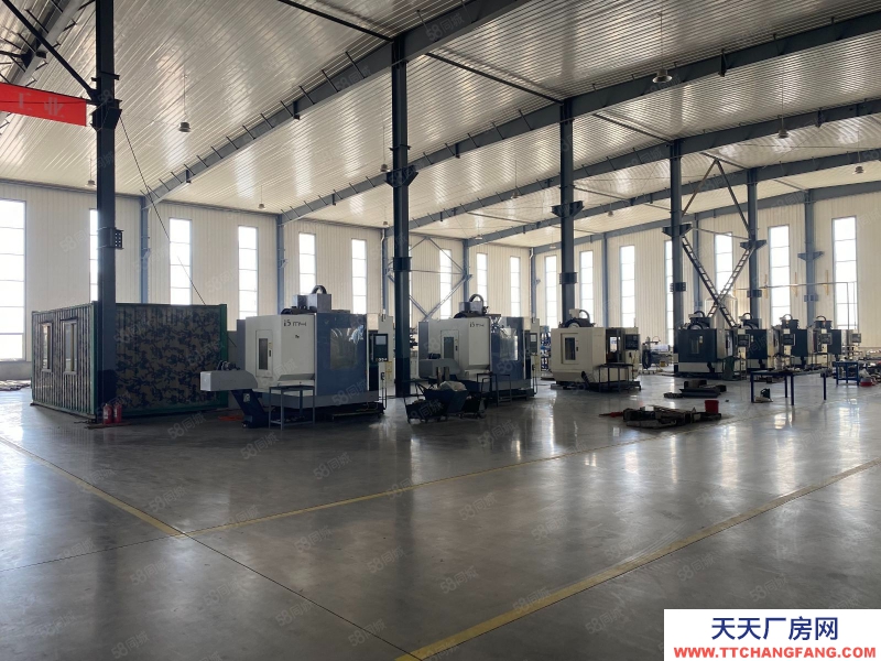 唐山 玉田 金剛砂地面 配5噸天車 獨門獨院 可噴漆焊接注塑印刷