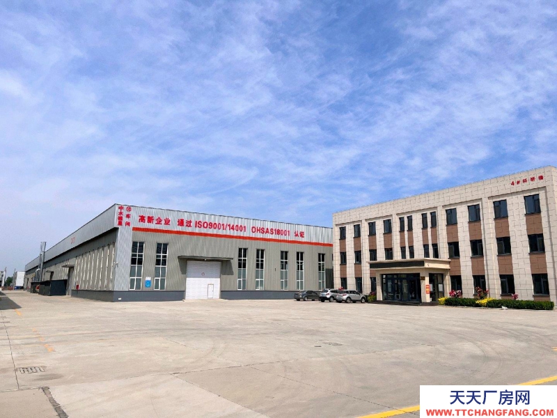 唐山 玉田 廠房沿高9米，脊高12米，可安裝天車。