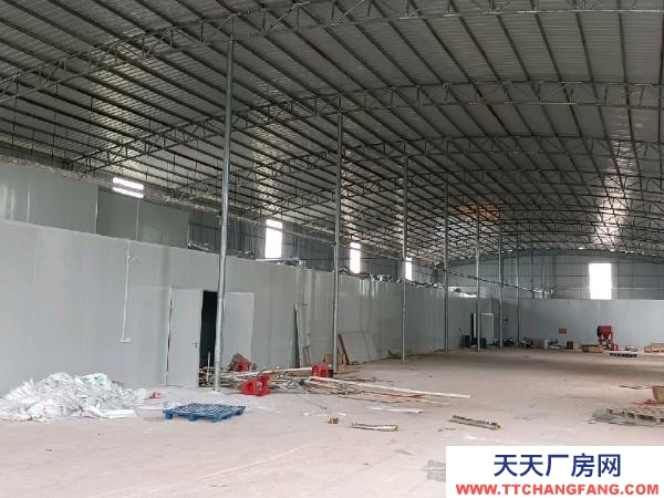 衡陽市常寧市 214線旁鋼架廠房（23m×78m），四周有窗戶