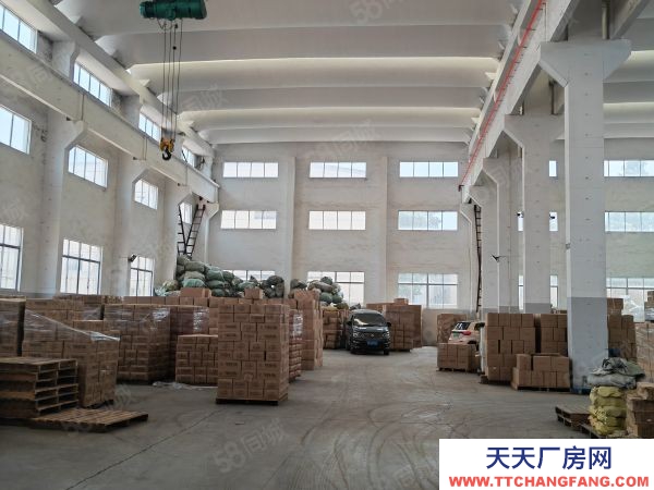 無錫惠山戴溪附近2300平獨跨廠房，航車10噸，供電充足 好進大車