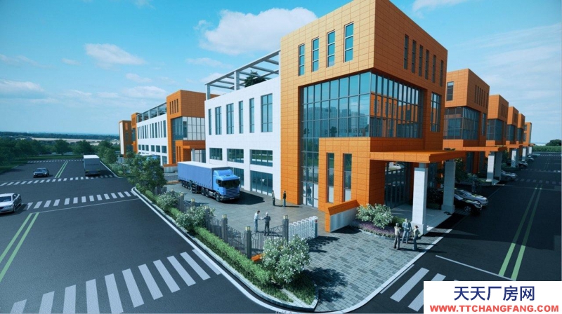 (出售) 西安周至2層半獨(dú)棟獨(dú)院墅式廠房，7.8米層高，送800㎡庭院露臺(tái)