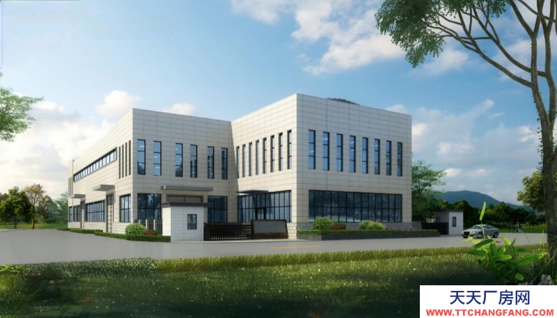 獨(dú)棟框架結(jié)構(gòu)，首層層高8米，可安裝行車，新廠房