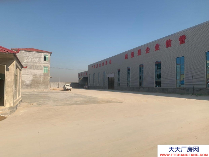 濟寧梁山面向掛車制造企業，帶公告，共4夸車間，每夸20間，標準廠房