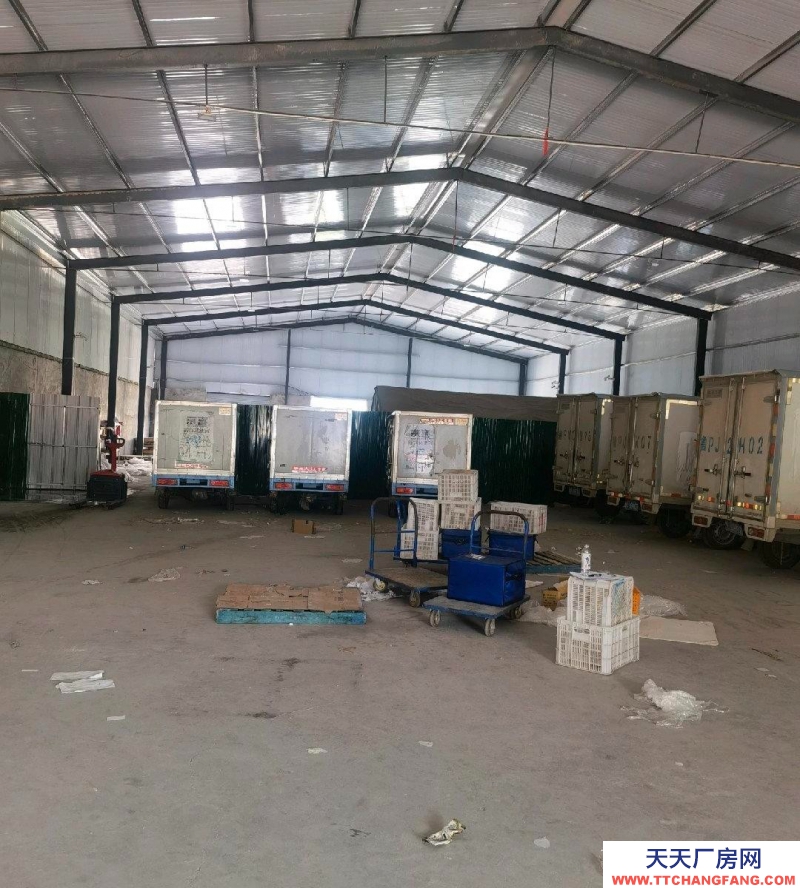 聊城陽谷大布鄉國道附近鋼結構廠房倉庫出租賃，交通便利