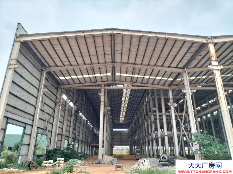 出售2000㎡全新現房 單層鋼構廠房 有產權 可辦證 行業寬松