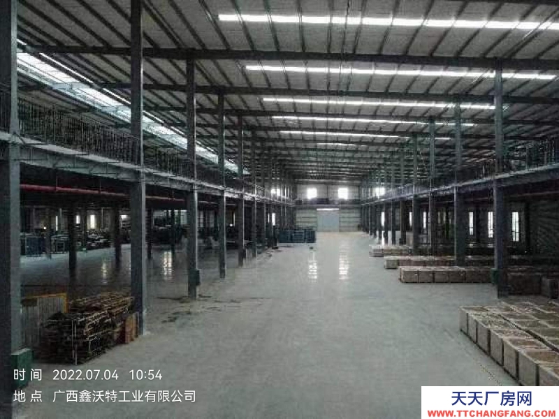 (出租) 柳州鹿寨縣鋼結(jié)構(gòu)標(biāo)準(zhǔn)廠房，二棟二層，行吊，水電齊全