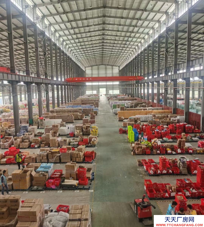 (出租) 柳州鹿寨工業園8000平廠房出租，高13米，有臺10噸行吊，