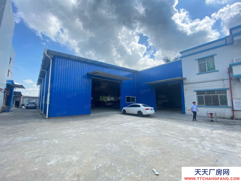 (出租) 廣東中山坦洲鎮南坦路旁獨棟鋼構廠房1400平方出租帶裝修辦公樓