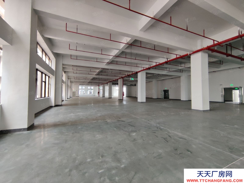 (出租) 佛山陳村新出標(biāo)準(zhǔn)樓層廠房出租丙二類消防帶噴淋空地大高臺卸貨好進車