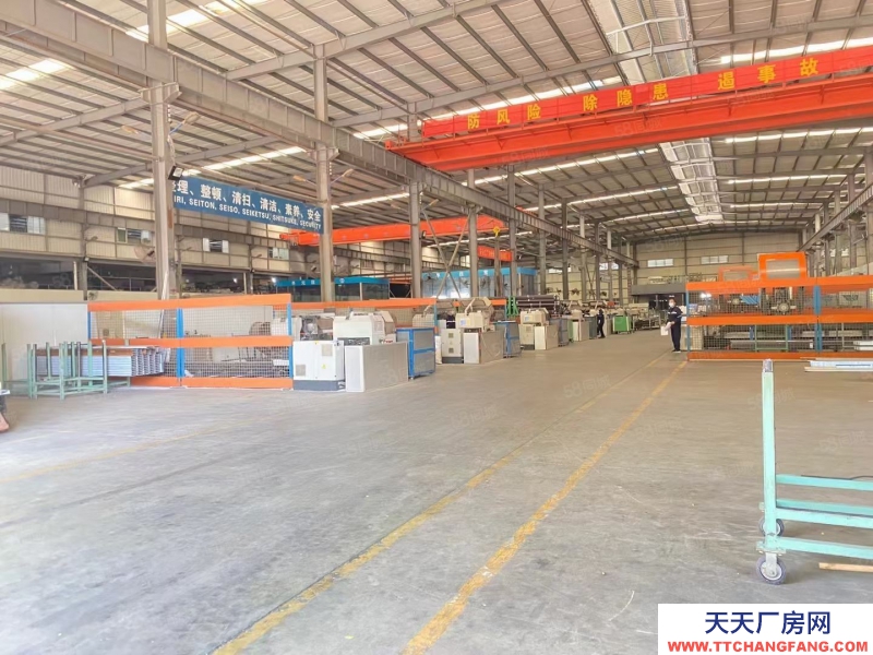 (出租) 佛山高明荷城獨院園區(qū)廠房出租9500方紅本單層原房東14米帶牛腿