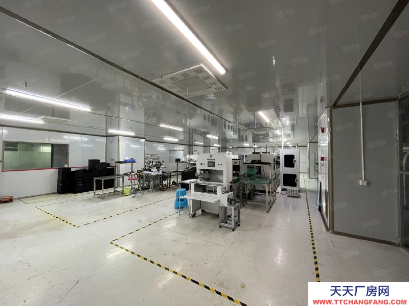 (出租) 深圳福永主干道邊上原房東廠房無塵車間加潔凈拎包入住即可無轉讓費