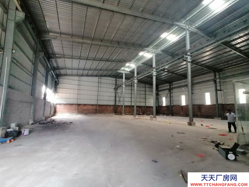 (出租) 河源市東源縣單一層鋼構廠房,位于國道旁邊,交通便利1200平適合電子