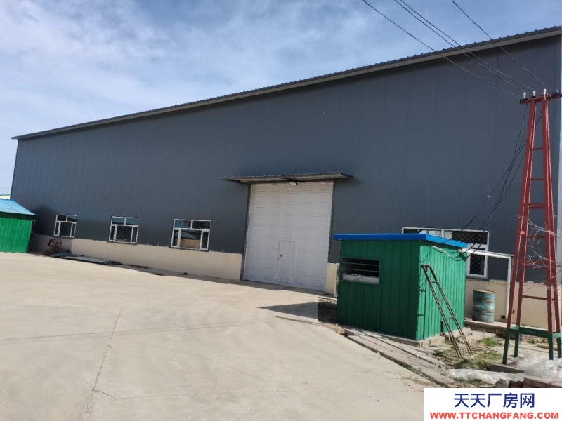 張家口 萬全 飲料廠房 (出租) 內有5噸天車，水電齊全，交通便利