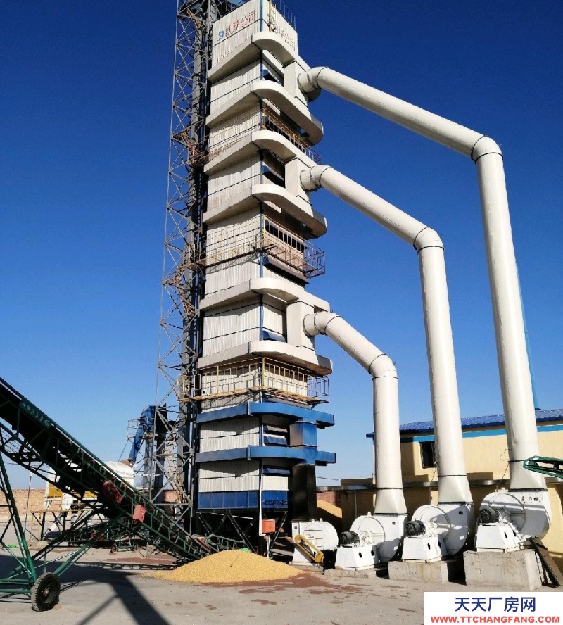 (出租) 土默特右旗雙龍糧食產后服務有200噸烘干塔，鋼構柵1500㎡。。