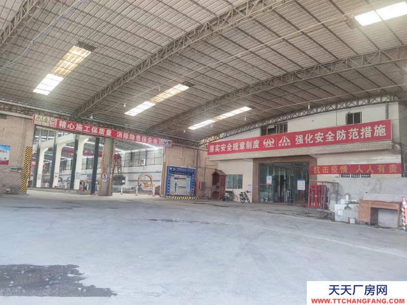(出租) 廣州增城大跨度廠房出租滴水11米!可以裝航車,可分租價格超低物流倉庫