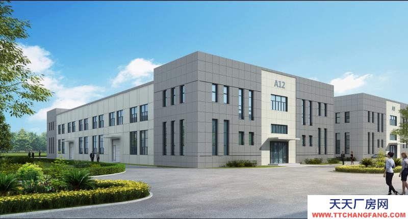 天寧兩層戶型廠房，一樓層高12米，可架十噸行車