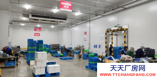 成都青白江食品產業園區精裝中央廚房現房出租2800平