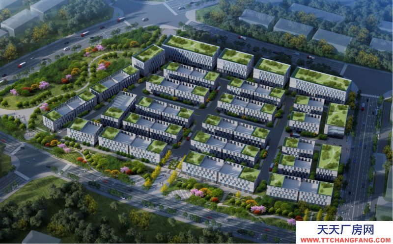 1000㎡起售 配套齊全 臨高速過道 獨門獨院戶型