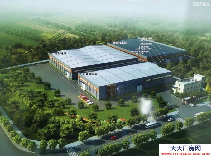 廣漢直租高新區2400㎡標準廠房可分租