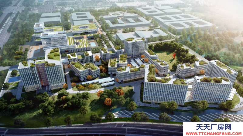 成都高新西區高端產業園廠房出租，環境好，位置好，與世界500強做鄰居。