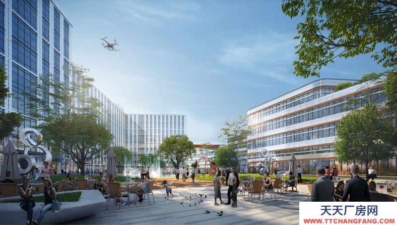 成都高新西區高端產業園廠房出租，環境好，位置好，與世界500強做鄰居。