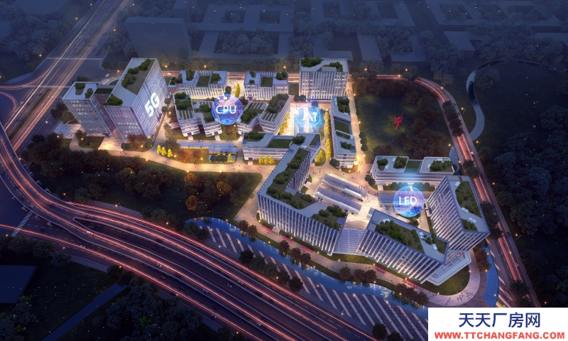 成都高新西區高端產業園廠房出租，環境好，位置好，與世界500強做鄰居。